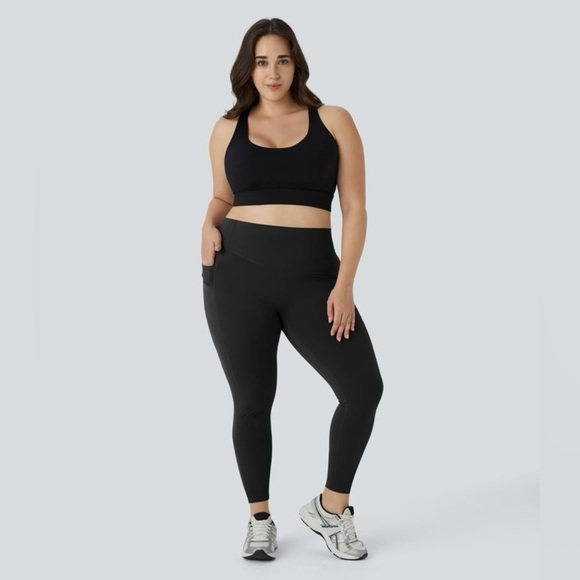 SoCinched High Waisted Scrunch Butt Tummy Control Pocket Shaping leggings - Picture 7 of 8